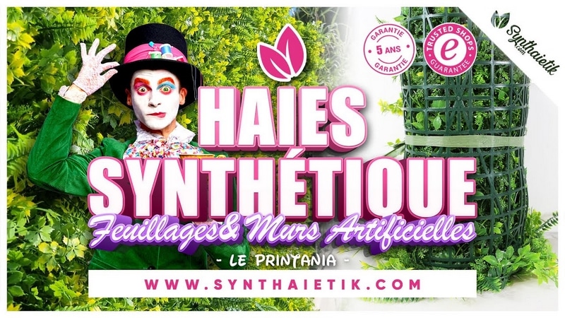 pose de haie synthetique printania